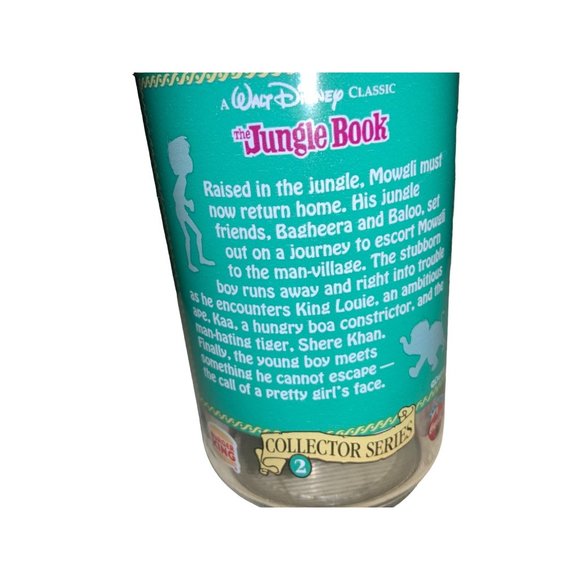 Disney's Classic Jungle Book Plastic Drinking Glass with Box   Burger King - Picture 11 of 12